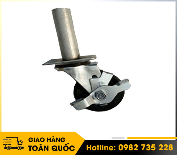 Bánh xe giàn giáo có thắng